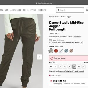 Lululemon Dance Studio Mid Rise Joggers (10)